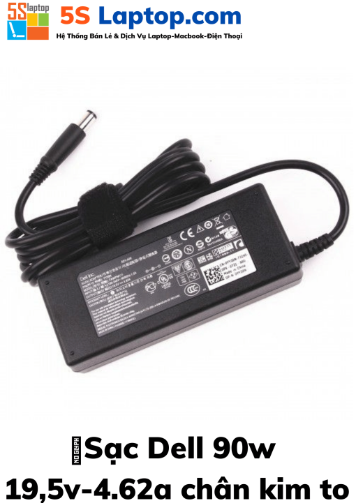 Sạc pin Dell 90w 19.5V-4.62A  - Adapter Dell 19.5V-4.62A