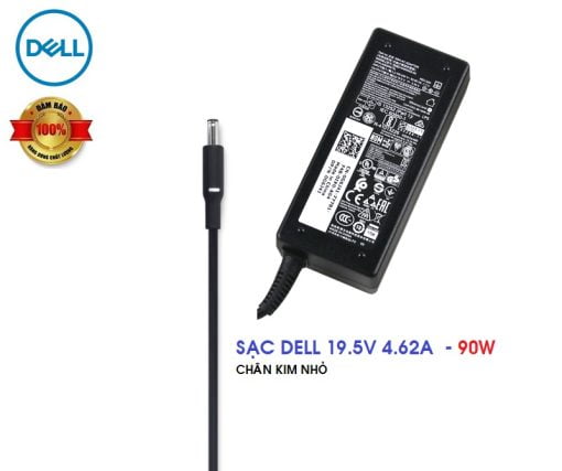 Sạc laptop DELL 19.5V-4.62A 90W - CHÂN KIM NHỎ - CHÍNH HÃNG