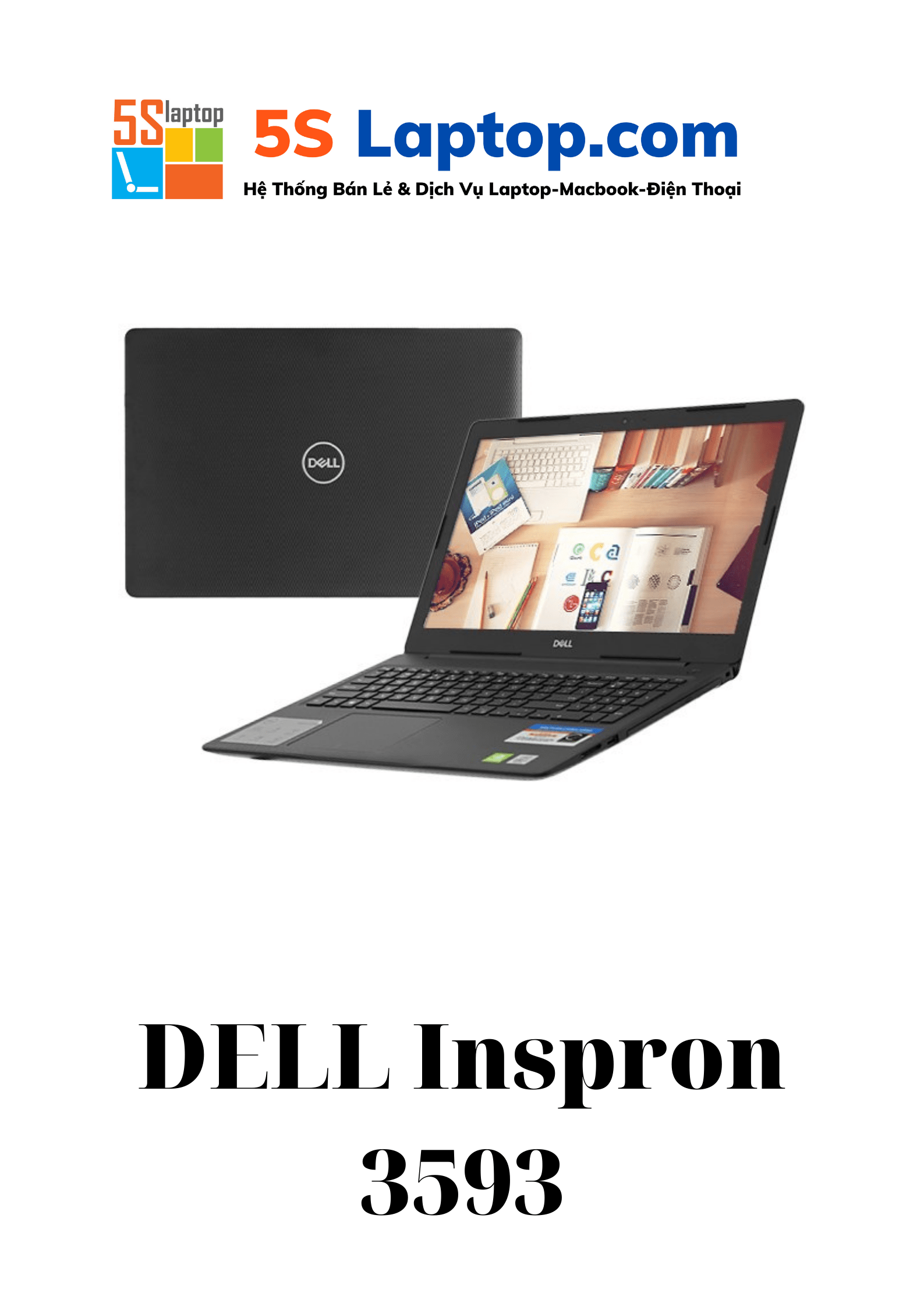 Laptop Dell Inspiron 3593 i5 1035G1/8GB/SSD 120 MX230/Win10 
