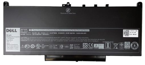 Pin (Original) 55Wh Dell Latitude E7270 E7470 J60J5 New Battery