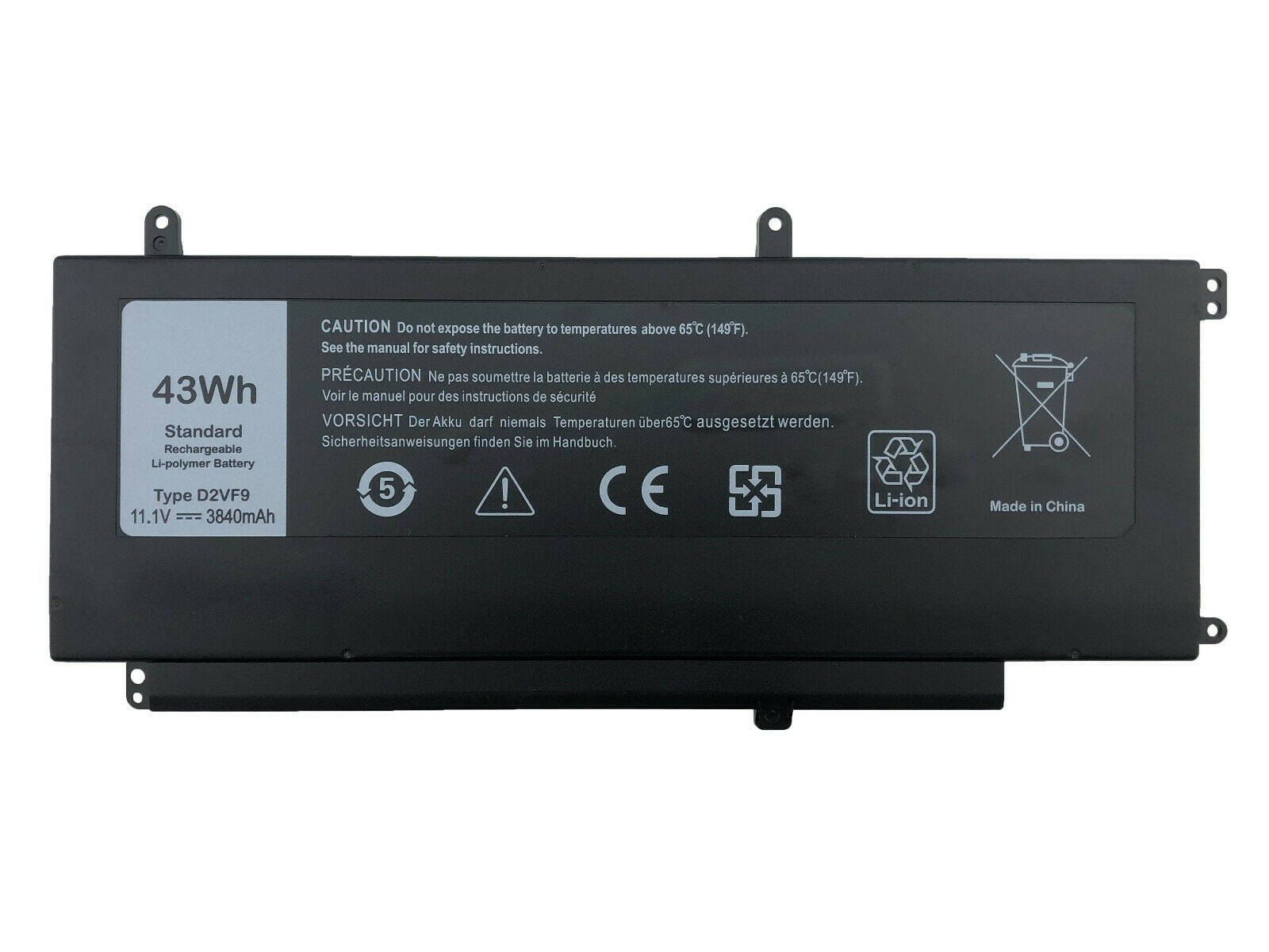 Pin Laptop Dell Inspiron 15 7547 7548 Vostro 14 5459 3705 D2VF9 Battery