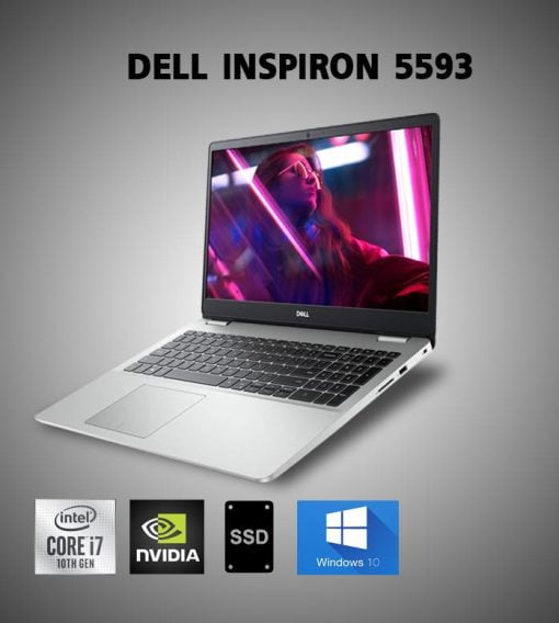Laptop Cũ :Dell Inspiron 5593 i7-1065G7/ 8GB/ 512GB SSD/ MX230 4GB/ 15.6" FHD/ Win 10/KBLED/FG
